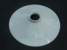 old opaline glass pendant lamp chandelier lampshade vintage No. 3