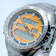 Montre analogique numérique homme SEIKO Makina Sportiva H021803A édition clas...