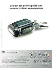 2001 ADVERTISING 065 SONY MOBILE CAM IP Camcorder