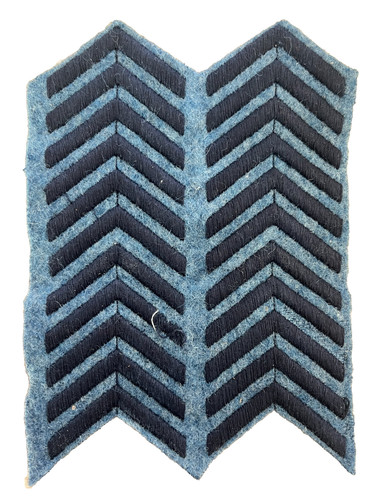 Rare chevron brisque bleu - chevron,