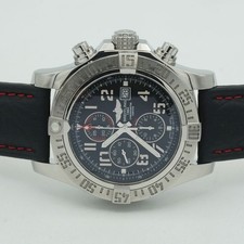 Breitling Super Avenger 2 A13371 Montre Hommes 48MM Acier + BR594 Parfait État