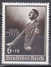 Allemagne 1939 MNH Mi 701 Sc B147 1939 Congrès nazi à Nuremberg. Adolf Hitler **