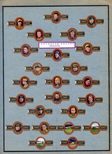 24 CIGAR RINGS - ALLIED AVIATION 1914/1918