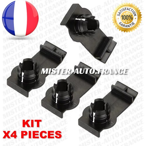 Clips coulisse guide - x4,
