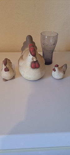 Poule terre cuite - poule,