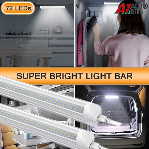12v led tube bande - 2x,