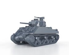 WWII US TANKS - SHERMAN M4A3 (75)w BEELZEBUB - 1/56 1/72 1/87 1/100