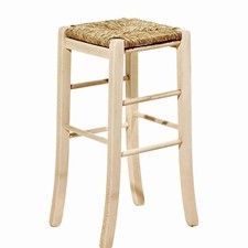 Tabouret En Bois Brut H 67 Cm