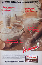 ADVERTISEMENT 1979 PYREX PASTRY TAME GLASS - ADVERTISING