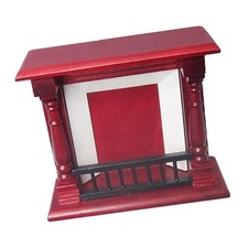 Cheminée miniature en bois