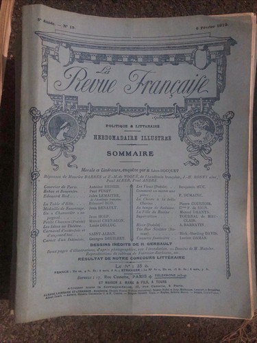 Revue francaise politique - revue,