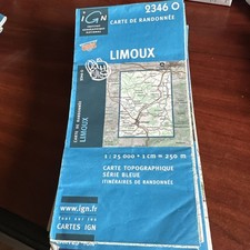 carte ign Limoux carte