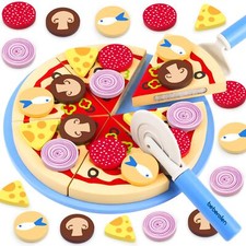 Pizza Bois Bébé Aliments Dinettes Jouer Cuisine Jeux de Rôle Jouet Éducatif É...