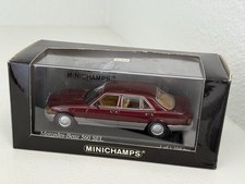 Minichamps 1:43 PMA diecast Mercedes Benz 560SEL dark RED limited 1 of 1104