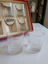 5 verres Baccarat en cristal