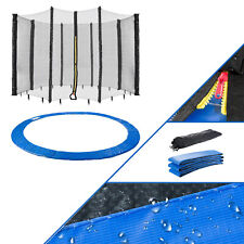 AREBOS  Coussin de protection pour trampoline +filet 460 cm, filet pour 12 tiges