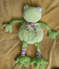 DOUDOU PELUCHE GRENOUILLE avec