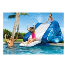 Inflatable Water Slide Play Center With Sprayer  131  x 81  x 46, (No Box )