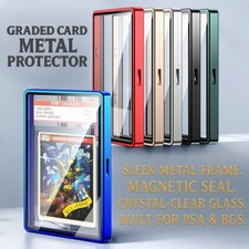 PSA/BGS Magnetic Metal Slab Protector Case for Graded Cards