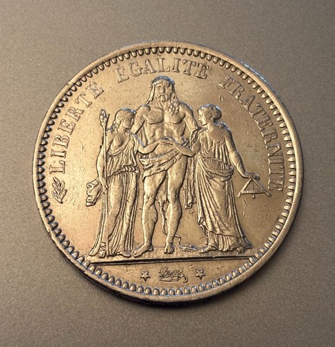 Piece ecu francs argent - ,