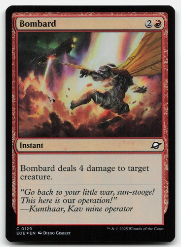 Bombard 129 common near mint - common,