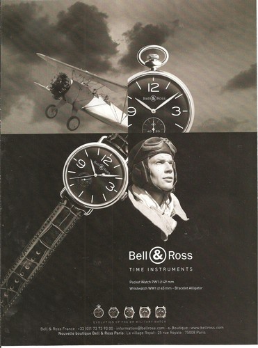 Publicite montre bell ross - publicite,