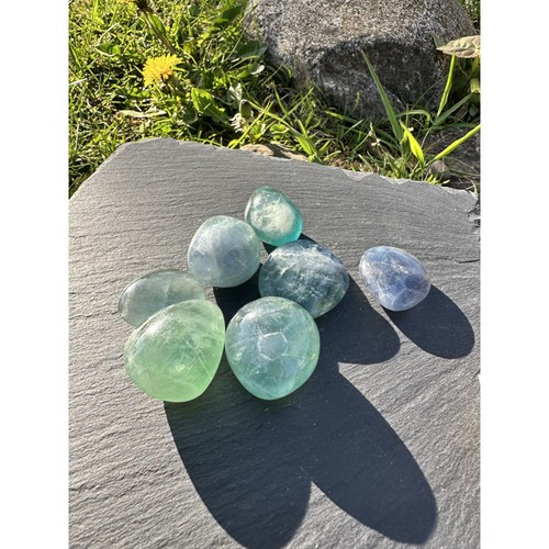 Fluorine bleue verte - verte, pierre