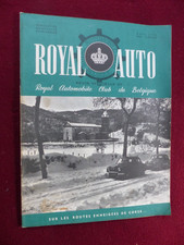 Revue Auto - Royal Auto  / belgique  - mars  1956