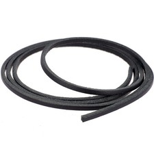 Lacet en cuir Carré - Largeur