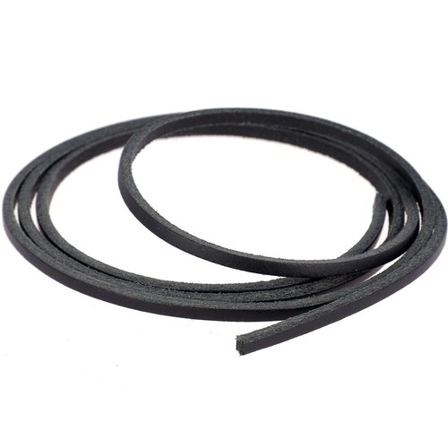 Lacet cuir carré largeur - en,
