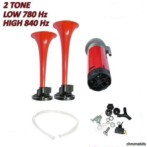 12v double trompette klaxon - double,