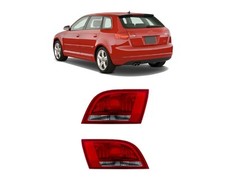 For 2006 2007 2008 Audi A3 Tail Light PAIR Driver & Passenger | Inner