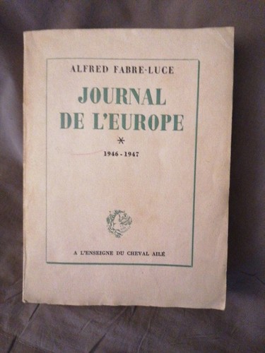 Journal europe tome - tome, 1