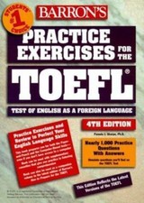 Barron's Practice Exercises for the TOEFL Test by Pamela J. Sharpe (1999, Trade