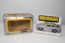 B70 1:24 BBURAGO BURAGO 0121 121 PORSCHE 959 MET. GREY MIB RARE ERREUR D'USINE !