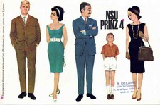 Catalogue brochure NSU Prinz 4 01/1964 France