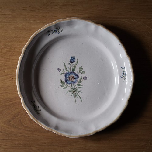 Assiette ancienne faience - assiette,