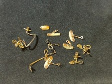 Parts Antique Glasses Including Ray Ban Various Double Gold Punches