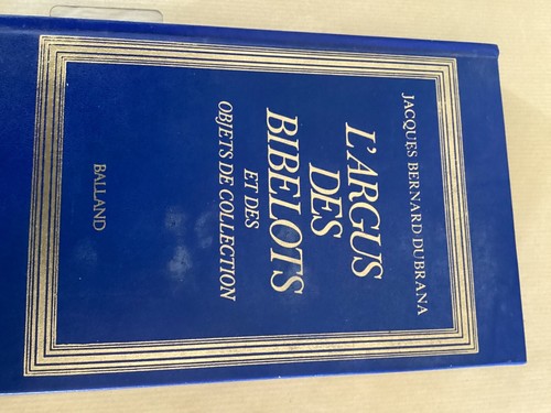 Livres anciens argus - argus, des