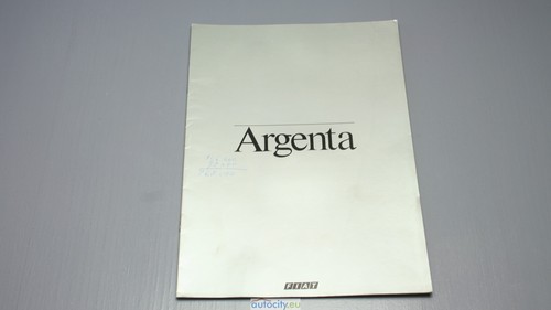 Fiat argenta brochure - argenta,