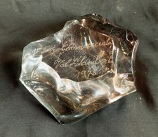 Presse-papiers en Cristal Val St Lambert 1975  DN3747