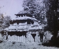 Maison Chinoise, Retz, Le Desert, France, Magic Lantern Glass Slide