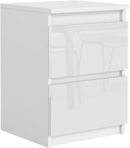 Table chevet blanche - table, haute