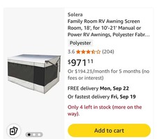 Solera Rv Sunroom 