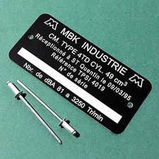 Plaque de cadre 4TD - vierge