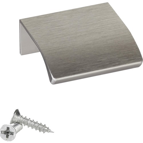 Poignées meuble inox brossé