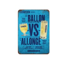 PLAQUE MÉTAL RICARD PASTIS