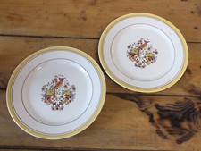 Boch Frères, La Louvière 1930 Earthenware Flat Plate Duo