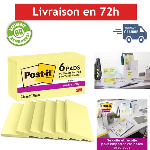 Post notes autocollantes - post-it,