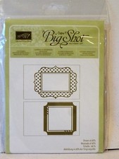 Stampin Up Amusant Cadres Texturé Impressions Gaufrage Dossier Bigshot